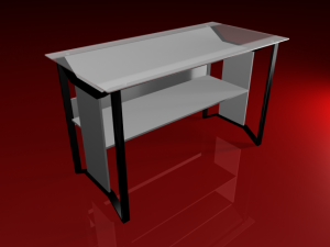 informa glass table 3Dモデル