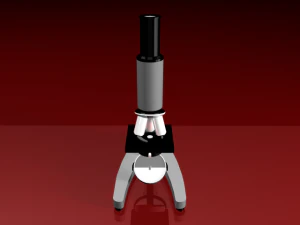 microscope for student 3D Model