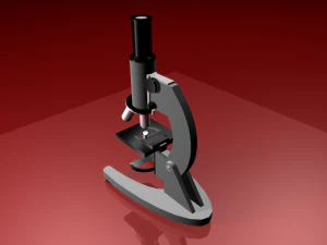 microscope for student 3D Model