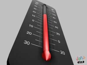 grey thermometer 3D Model