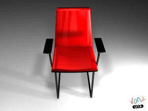 krzesło robocze Model 3D