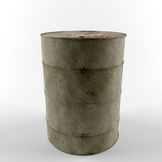 old barrel 3D Model .c4d .max .obj .3ds .fbx .stl .blend 