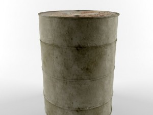 old barrel Modello 3D
