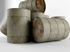 old barrel 3D Model