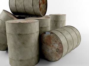 old barrel 3D Model