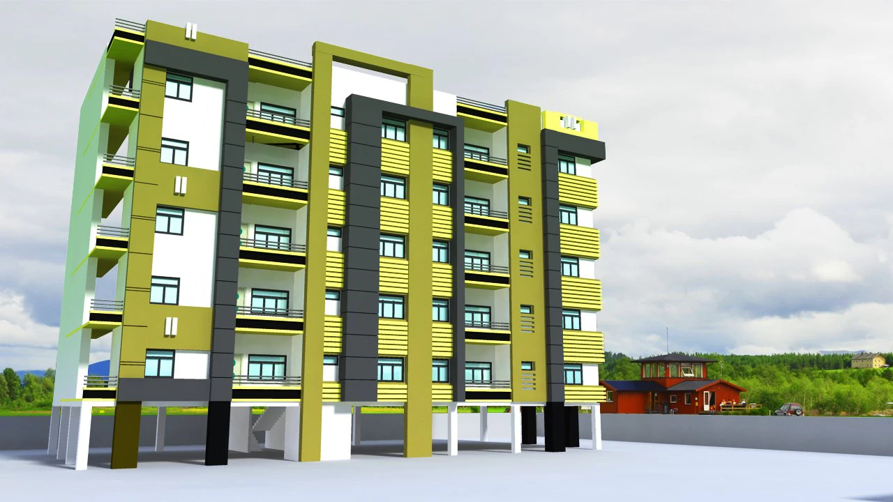 appartamento abitativo Modello 3D .c4d .max .obj .3ds .fbx .stl .blend 