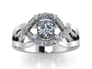 jewelry wedding ring 2 3D Model