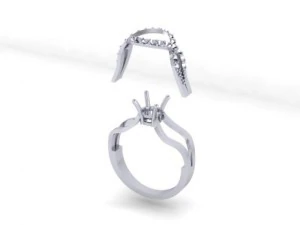 jewelry wedding ring 2 3D Model