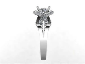 jewelry wedding ring 2 3D Model