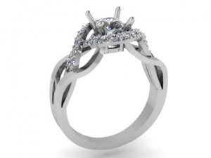 jewelry wedding ring 2 Modelo 3D