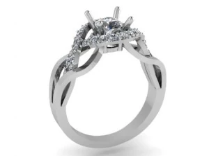 jewelry wedding ring 2 3D Model