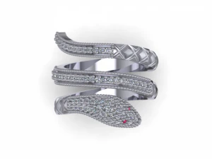 snake fashion ring 3D Model