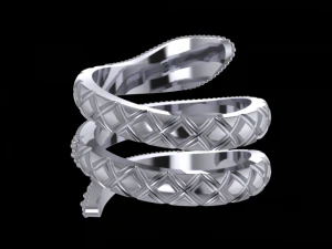 snake fashion ring 3D Model