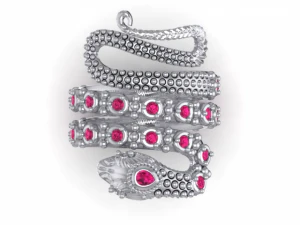 snake parafashion ring 3D Model