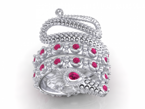 snake parafashion ring Modèle 3D