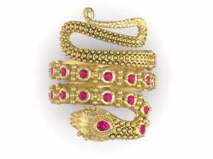 snake parafashion ring 3D Model