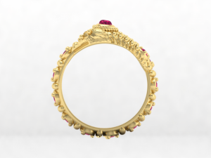snake parafashion ring Modèle 3D