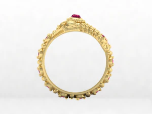 snake parafashion ring 3D Model