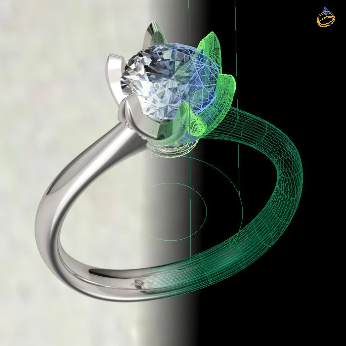 jewelry ring 3D Print Model .c4d .max .obj .3ds .fbx .stl .blend 