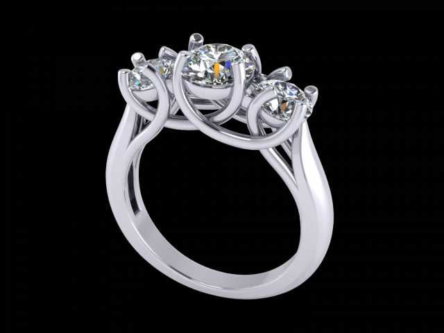 jewelry ring 3D-Modell .c4d .max .obj .3ds .fbx .stl .blend 