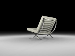 barselona chair Modello 3D