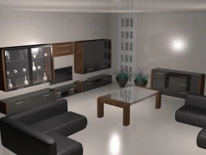 sala de estar Modelo 3D