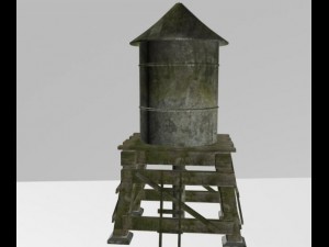 woter tower Modello 3D