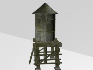 woter tower Modelo 3D