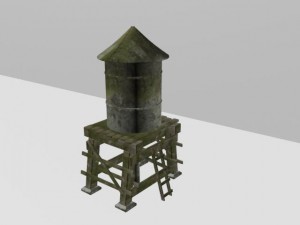 woter tower Modelo 3D