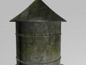 woter tower Modelo 3D