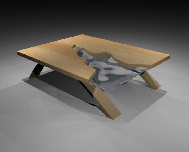 table Modèle 3D .c4d .max .obj .3ds .fbx .stl .blend 