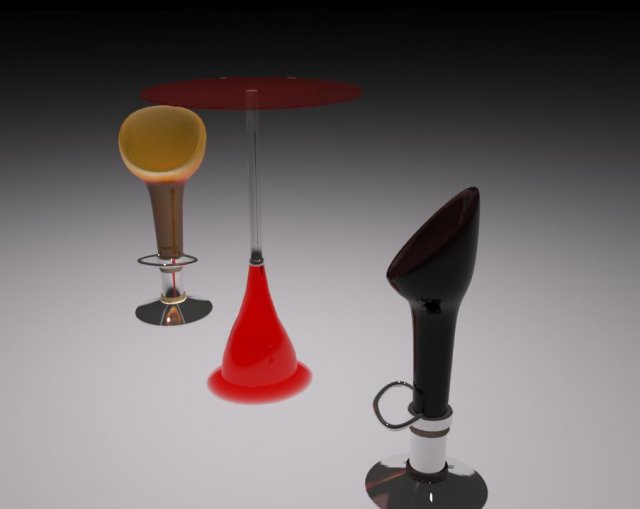 chairs for cafe Modelo 3D .c4d .max .obj .3ds .fbx .stl .blend 