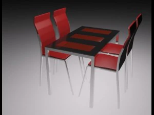 cheirs for cafe 3D Model