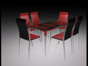 cheirs for cafe 3D Model