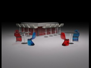 furniture for bars Modello 3D
