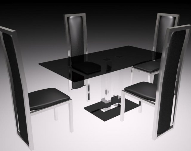 furniture for cafe Modelo 3D .c4d .max .obj .3ds .fbx .stl .blend 