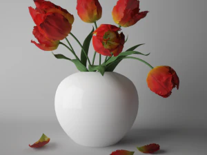 boeket tulpen 3D Model