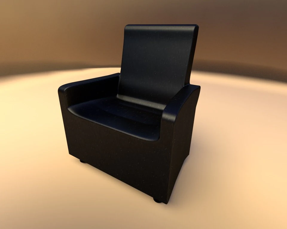 chair 3D Model .c4d .max .obj .3ds .fbx .stl .blend 
