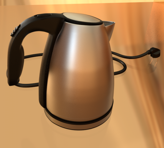 kettle 3D 模型 .c4d .max .obj .3ds .fbx .stl .blend 