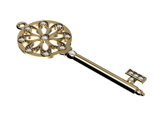 sweet key 1 3D Print Model .c4d .max .obj .3ds .fbx .stl .blend