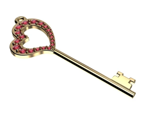 sweet key 3 3D Print Model .c4d .max .obj .3ds .fbx .stl .blend 