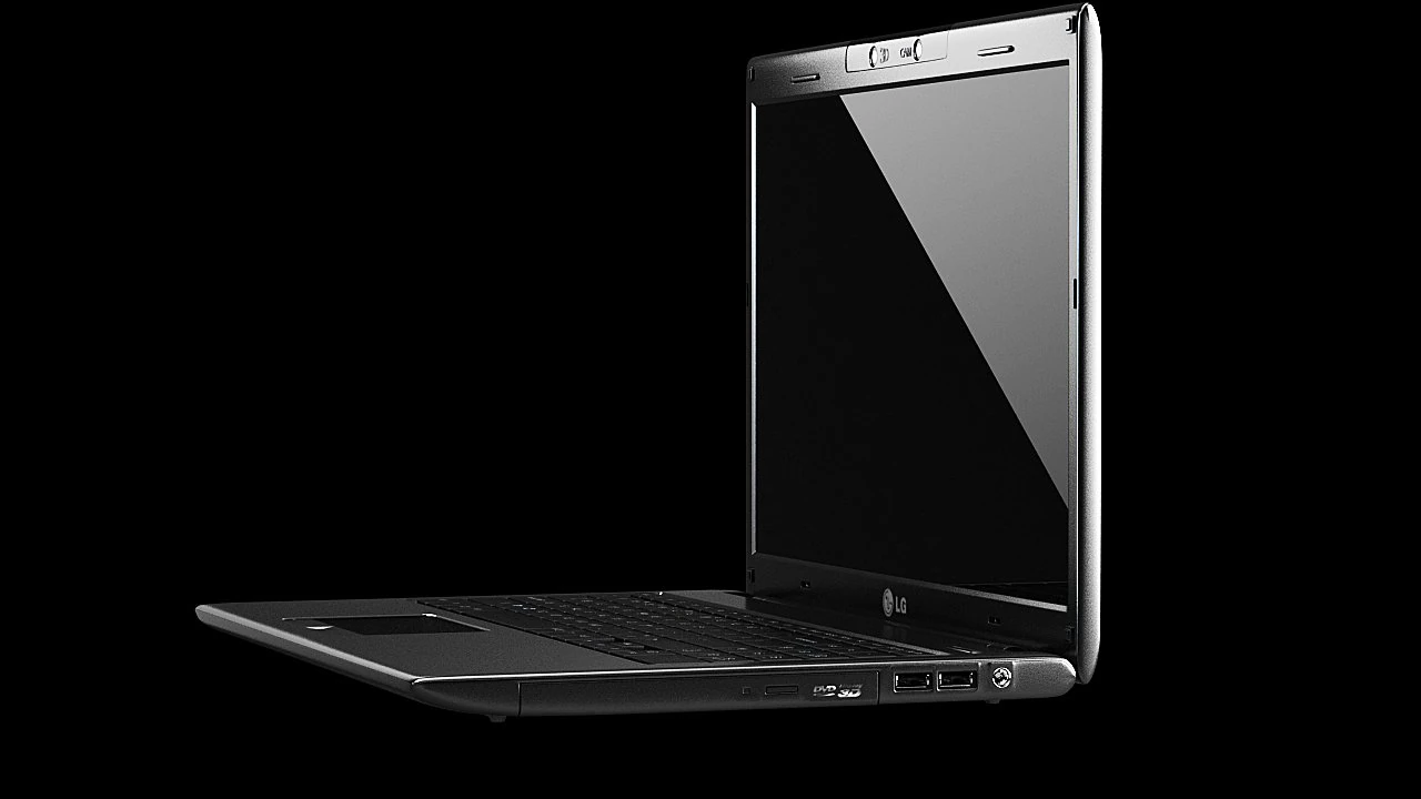 notebook lg a530 3d 3D Model .c4d .max .obj .3ds .fbx .stl .blend 