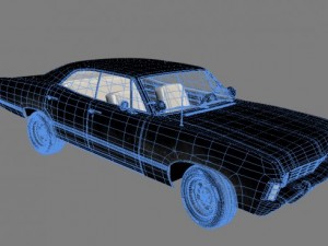 chevrolet impala 1967 Model 3D