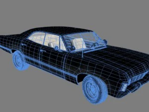 chevrolet impala 1967 3D Model