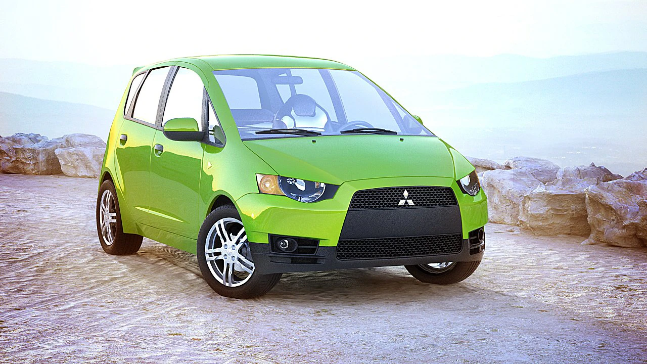 mitsubishi colt 3D Model .c4d .max .obj .3ds .fbx .stl .blend