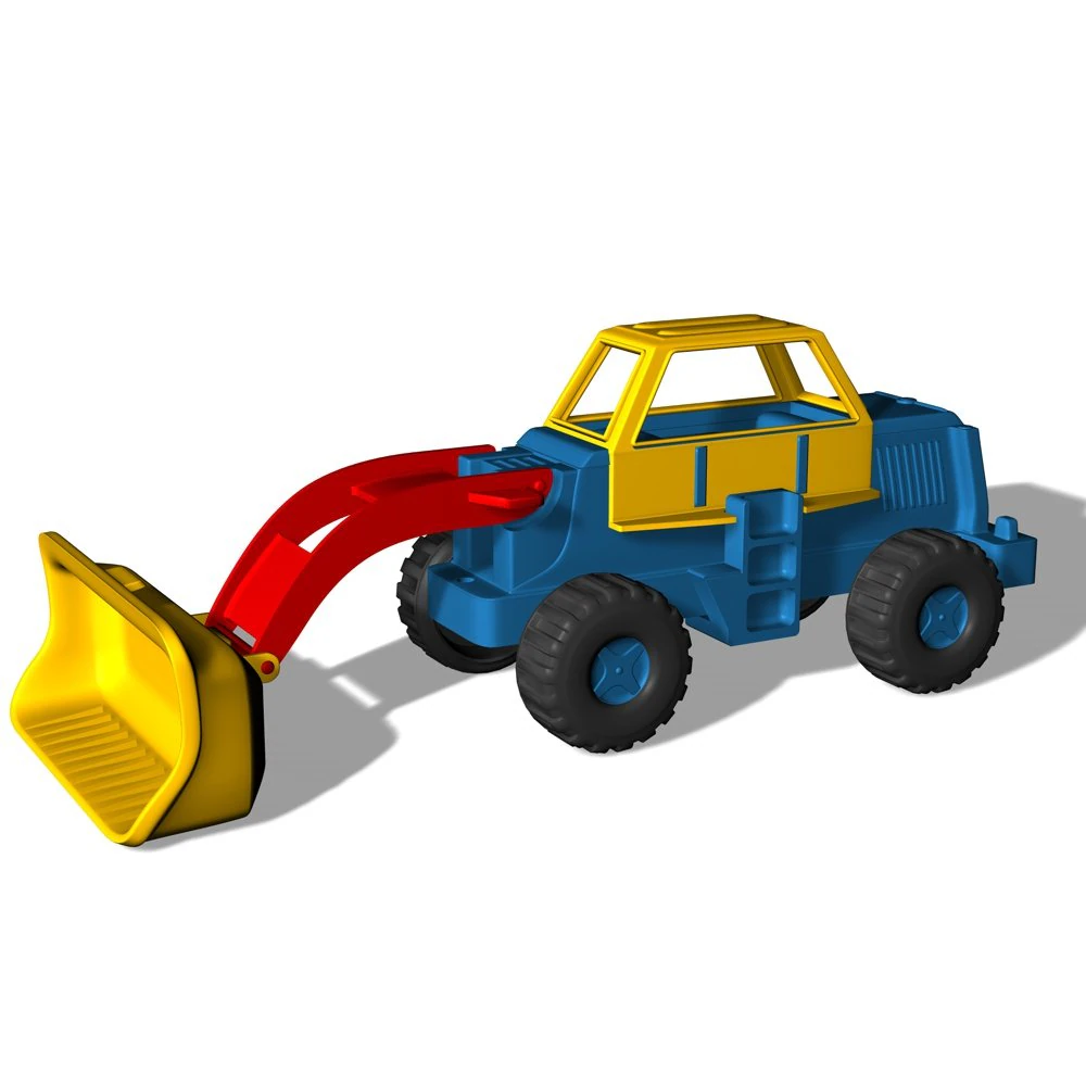 tractor 3D Model .c4d .max .obj .3ds .fbx .stl .blend 