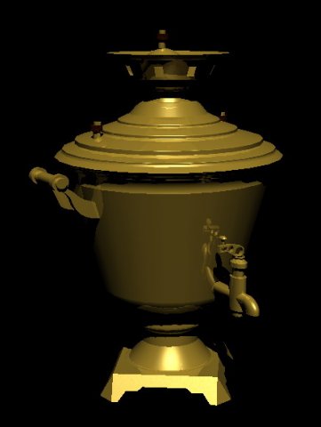 samovar 3D Model .c4d .max .obj .3ds .fbx .stl .blend 