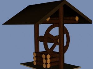 water well Modèle 3D