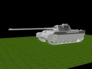 panzerkampswagen v panther 3D Model