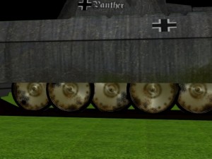 panzerkampswagen v panther 3D Modell